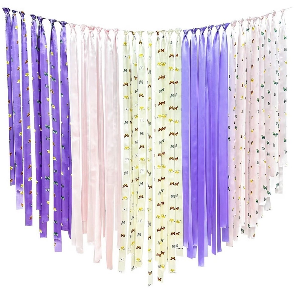 Lavander Pink Floral Butterflies Party Decor Purple Blush‎